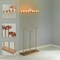 Vintiquewise Hanukkah Menorah, 9 Branch Tea Light Candle Holders, Rose Gold QI004643.RG.L - alternate 7